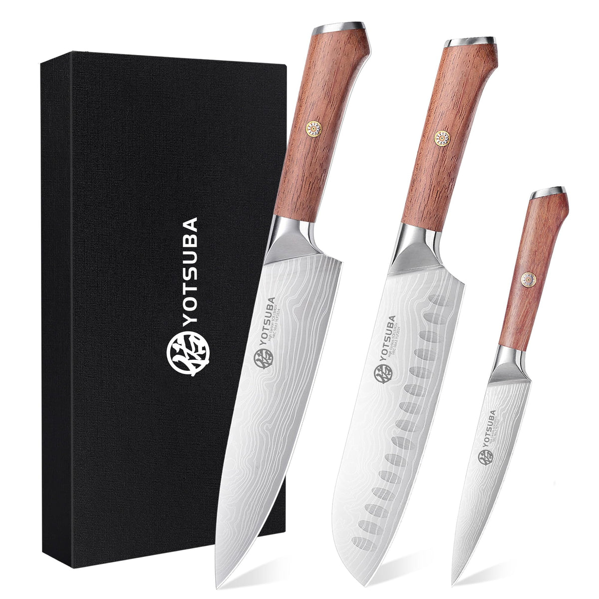 YOTSUBA Chef Knife, 9 Inch Kitchen Chef's Knife, Ultra Sharp High Carbon Steel Professional Cooking Kitchen Knife with Ergonomic Handle, Gift Box Includedshop_this_look_AVdw3f
