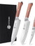 YOTSUBA AS1 3-in-1 Chef Knife Set Ultra Sharp Kitchen Knife Set Full Tang Wooden Handle