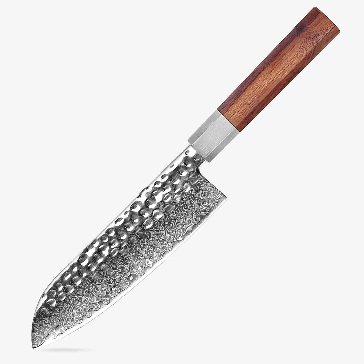 YOTSUBA 7 Inch Damascus Santoku Knife Japanese Chef Knife